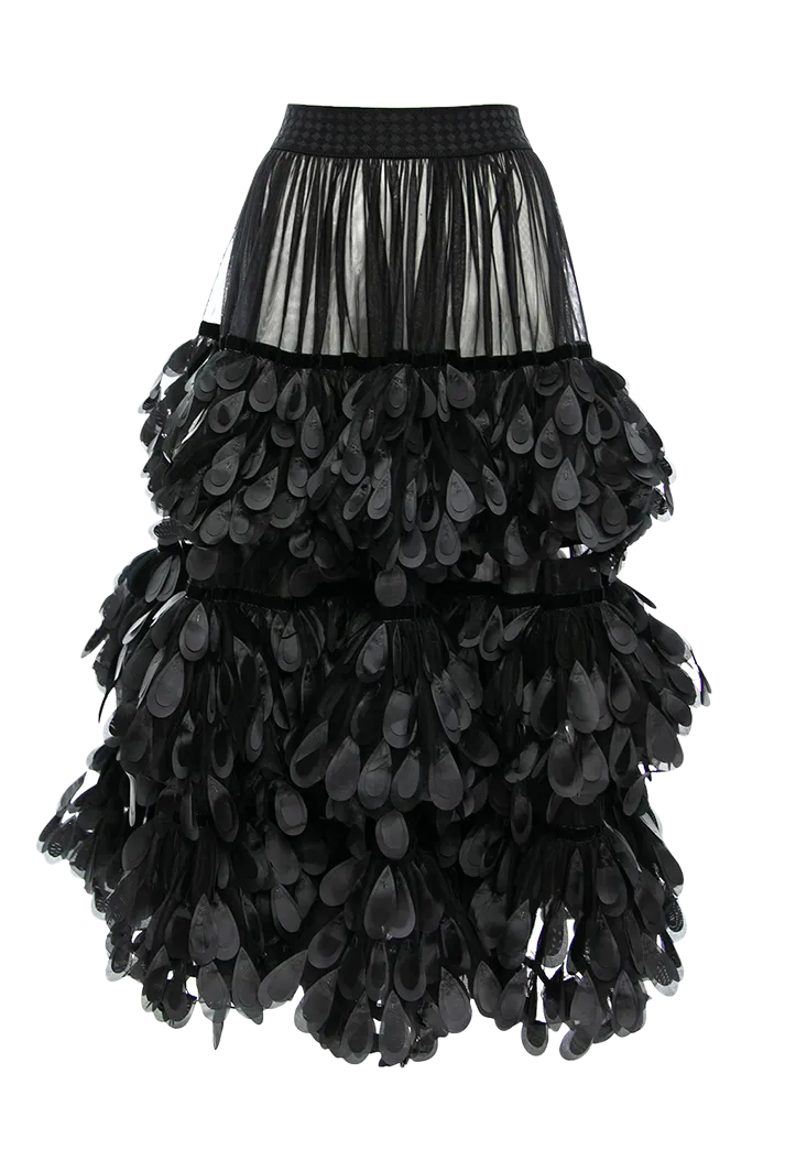 3D Ruffled Skirt