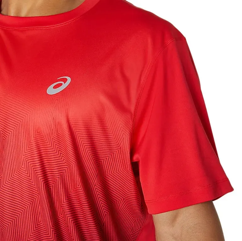 Asics Kasane Short Sleeve Top Red T-Shirt 2011C014-601