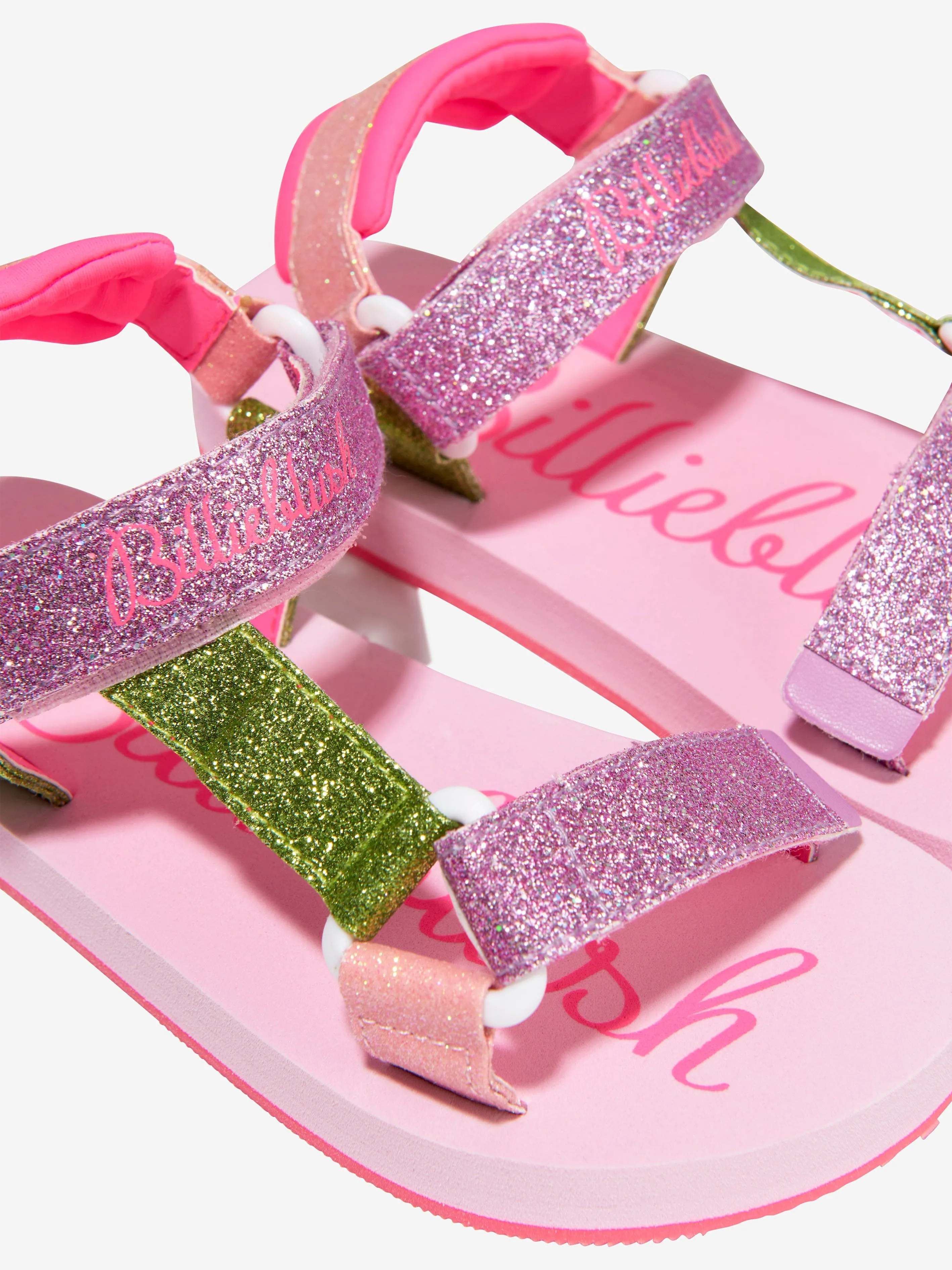 Billieblush Girls Glitter Sandals in Multicolour