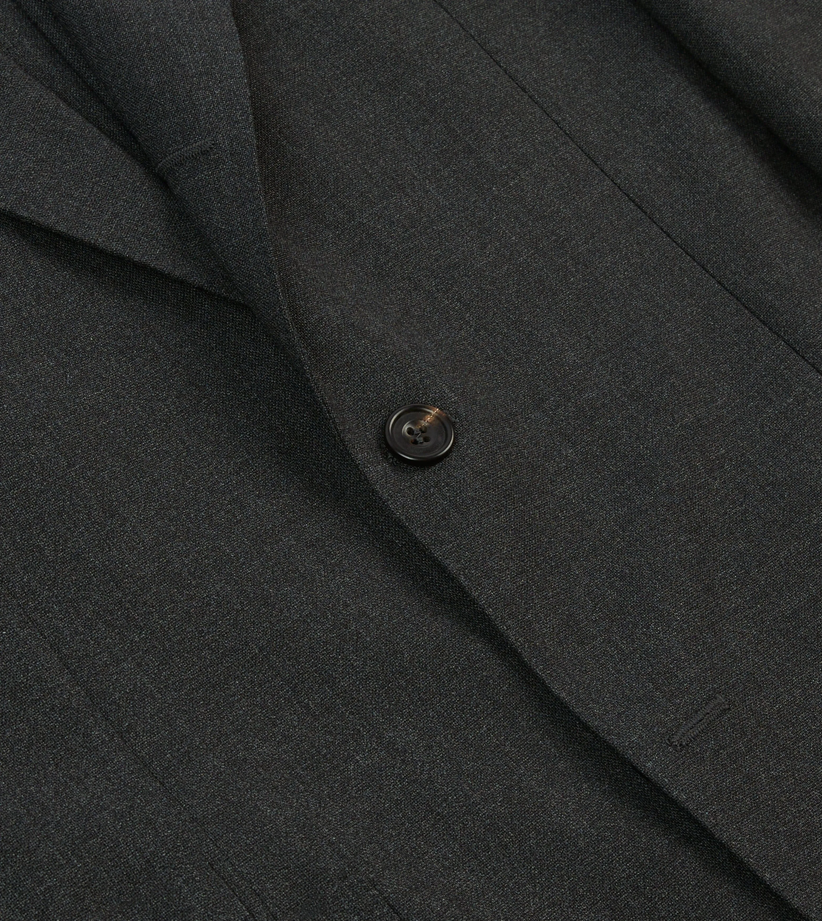 Charcoal Tropical Wool Tailored Jacket