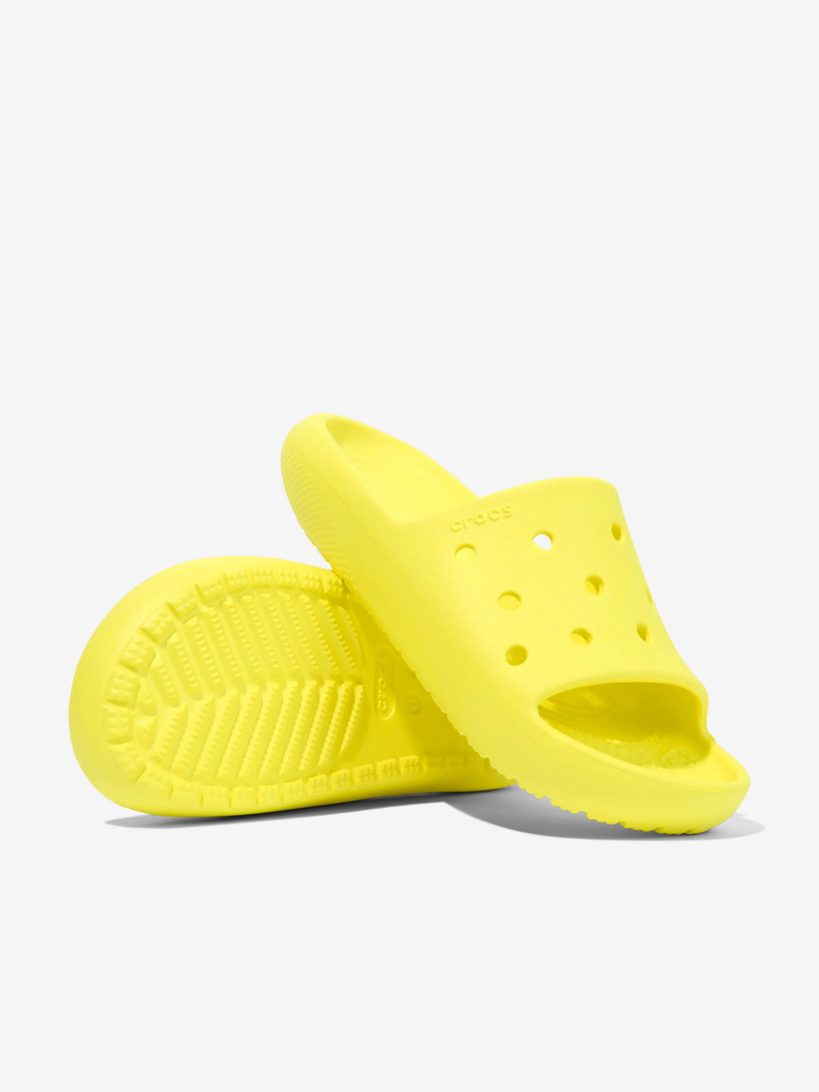 Crocs Kids Classic Slide in Yellow