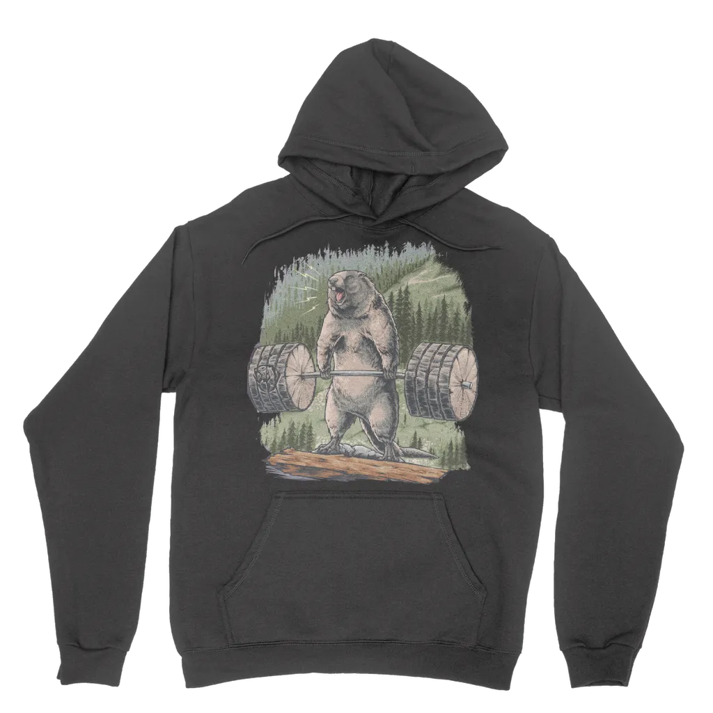 Deadlifting Marmot Hoodie