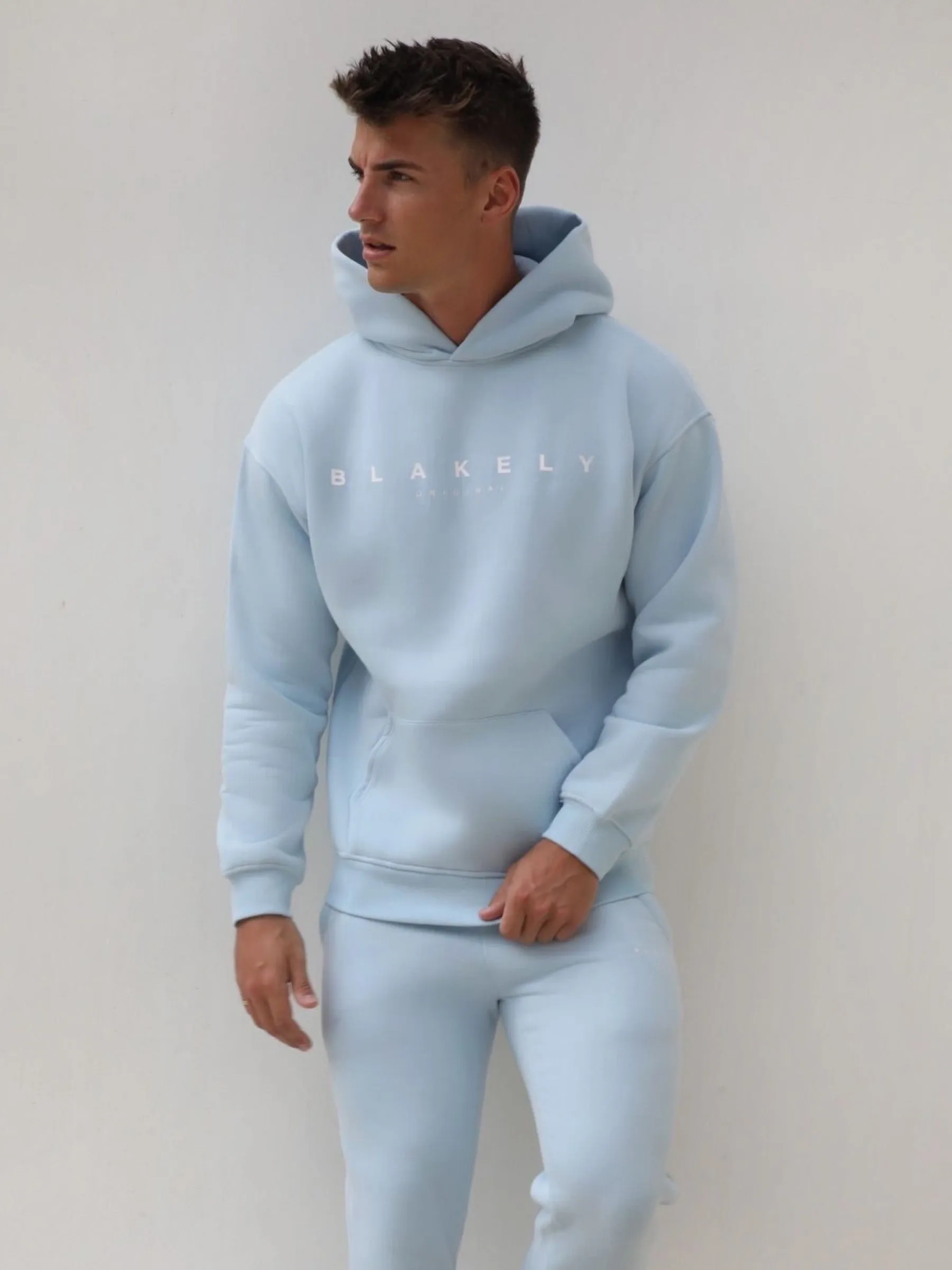 Evolved Relaxed Hoodie - Light Blue