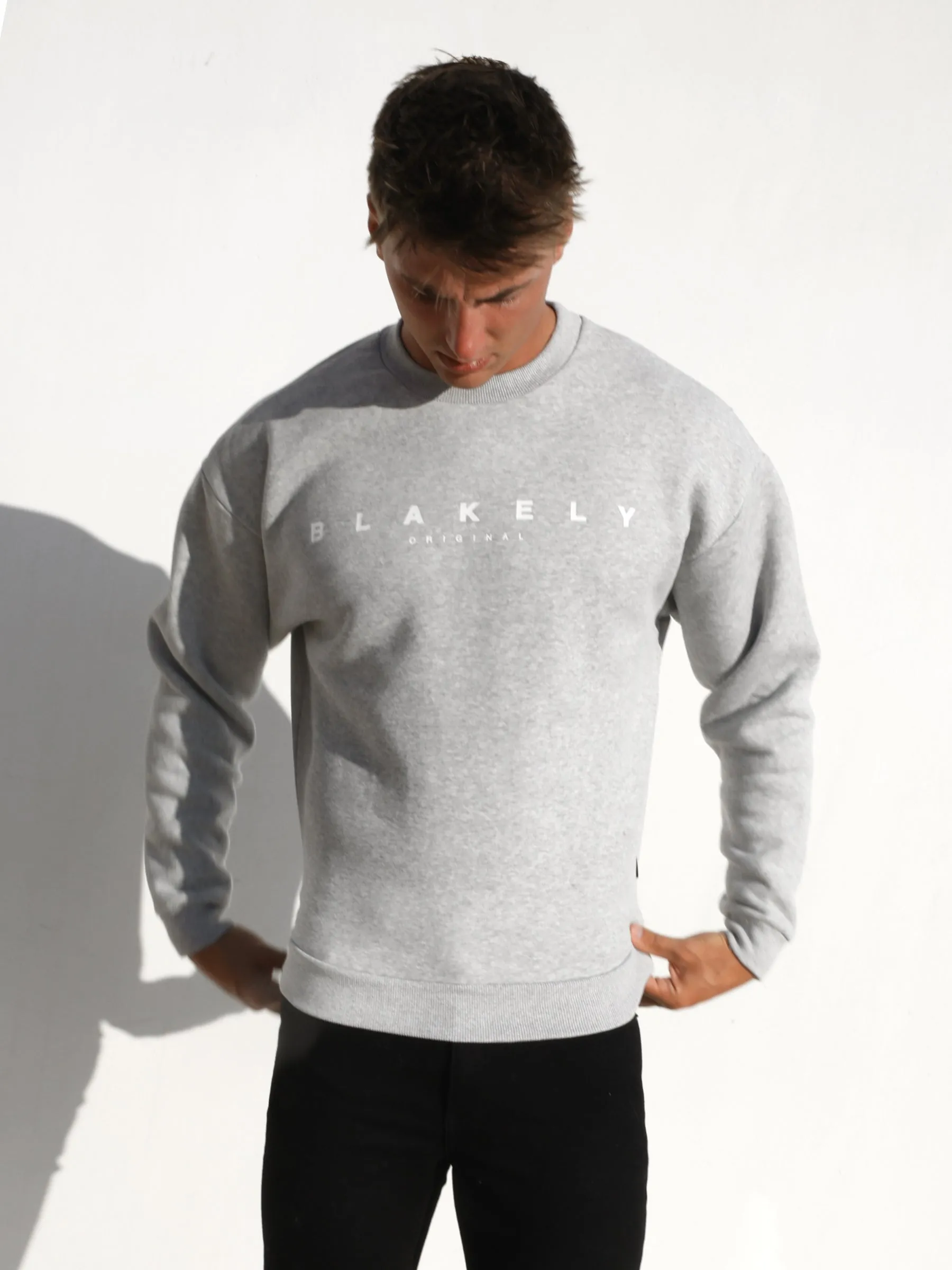 Evolved Relaxed Jumper - Marl Grey