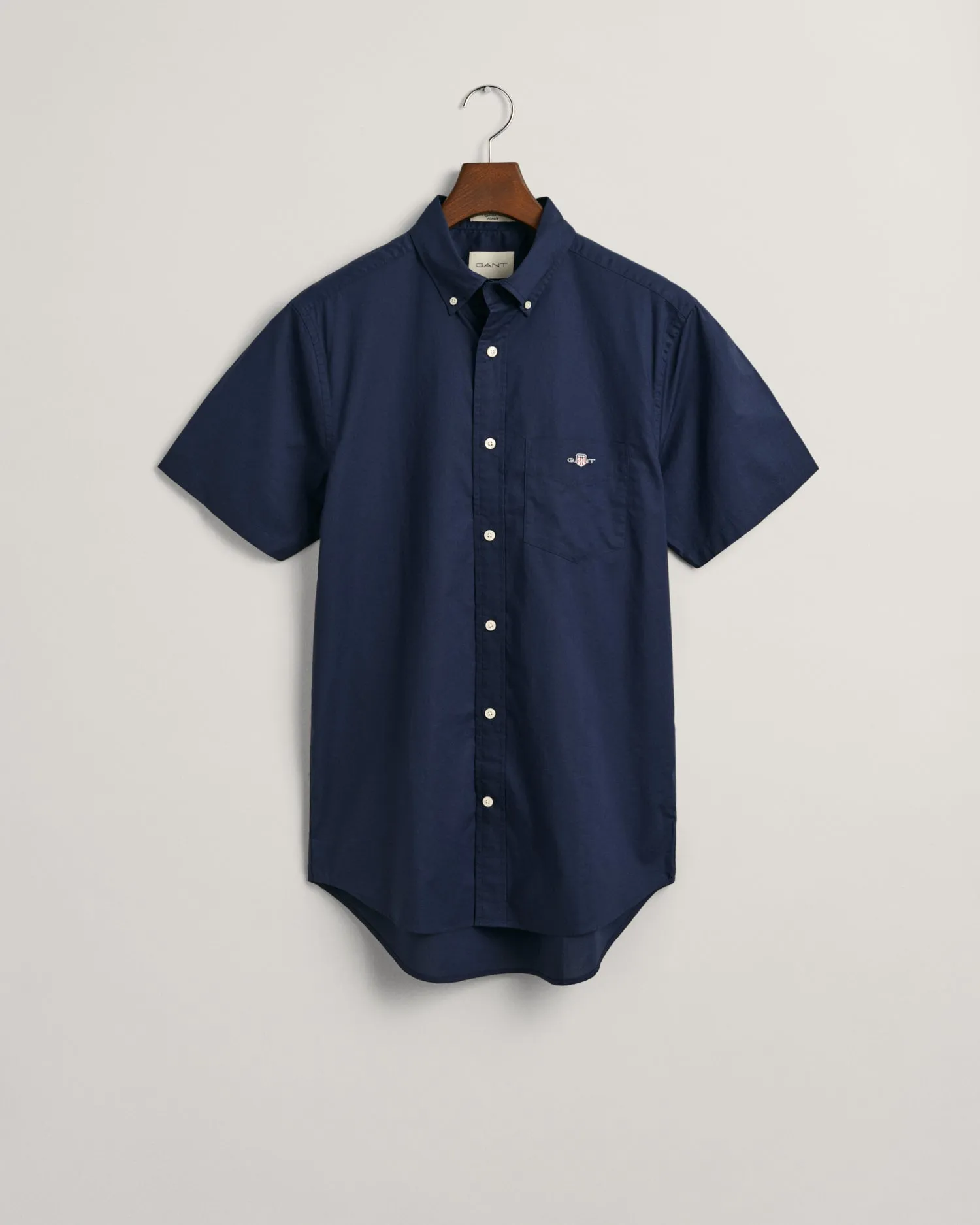 GANT Regular Poplin Short Sleeve Shirt