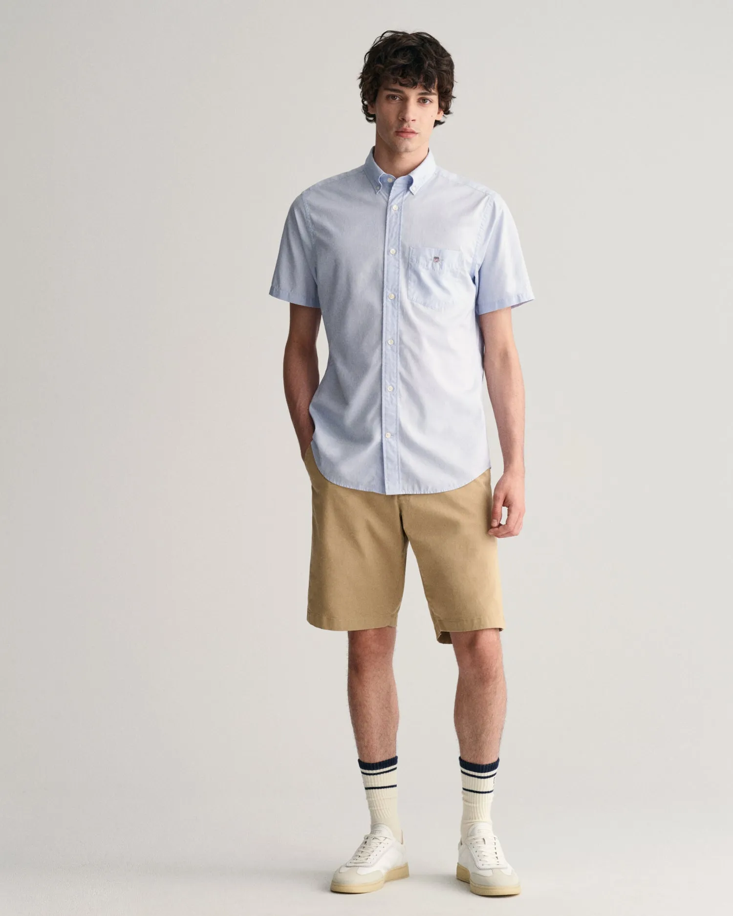 GANT Regular Poplin Short Sleeve Shirt