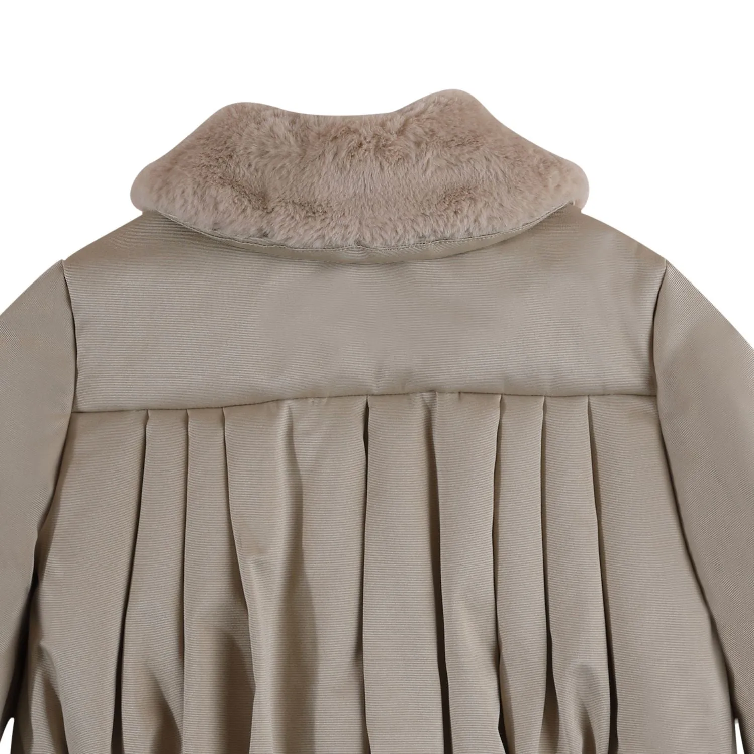 Girls Beige Bloci Jacket