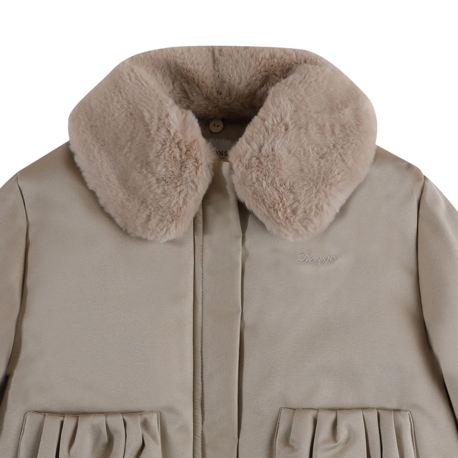 Girls Beige Bloci Jacket