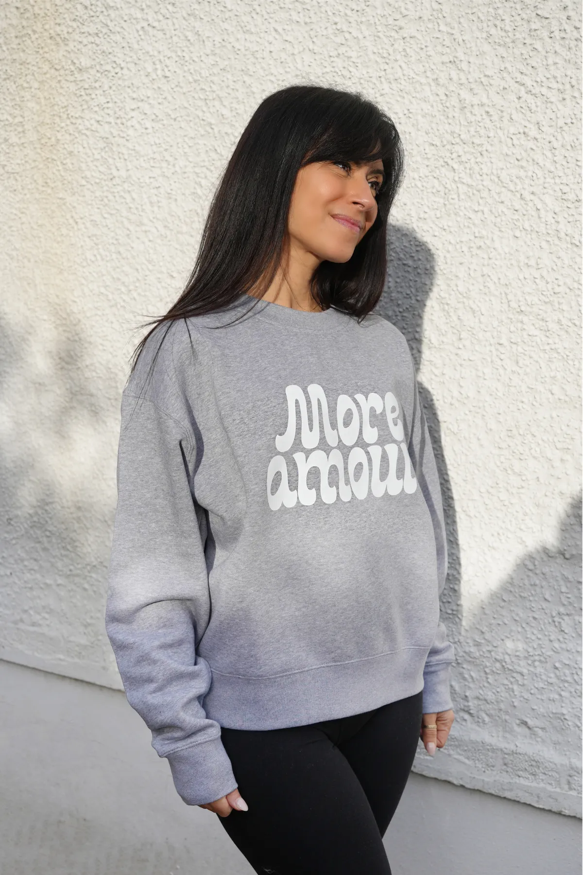 Grey Marl More Amour Sweatshirt