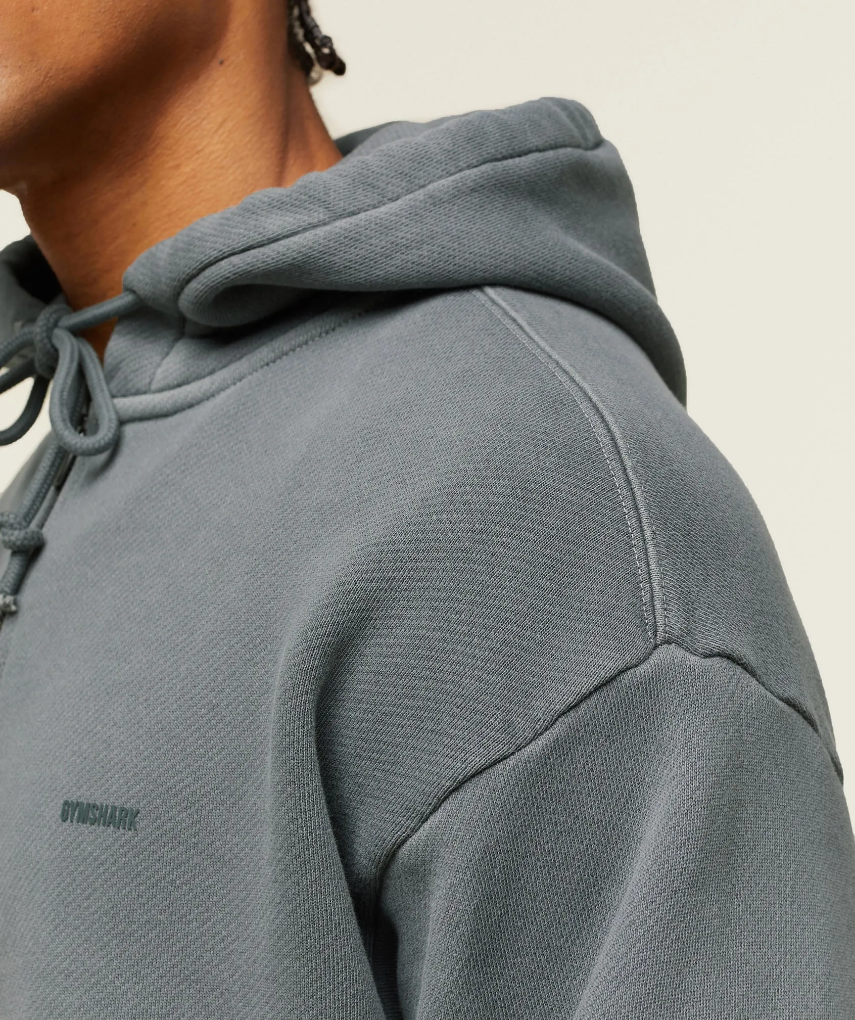 Gymshark everywear Relaxed Zip Hoodie - Slate Teal