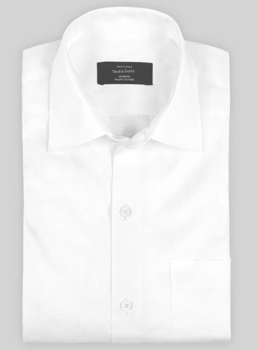 Italian Lombardo Gauze White Shirt