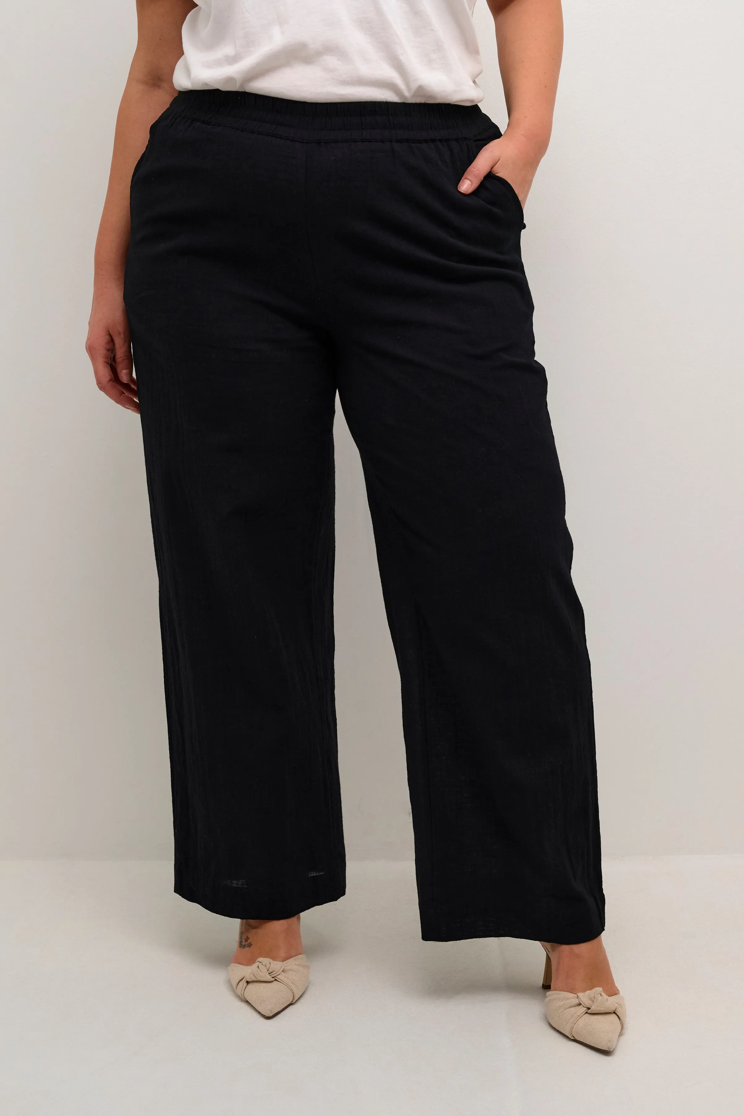 Kaffe Curve Paula Pants in Black