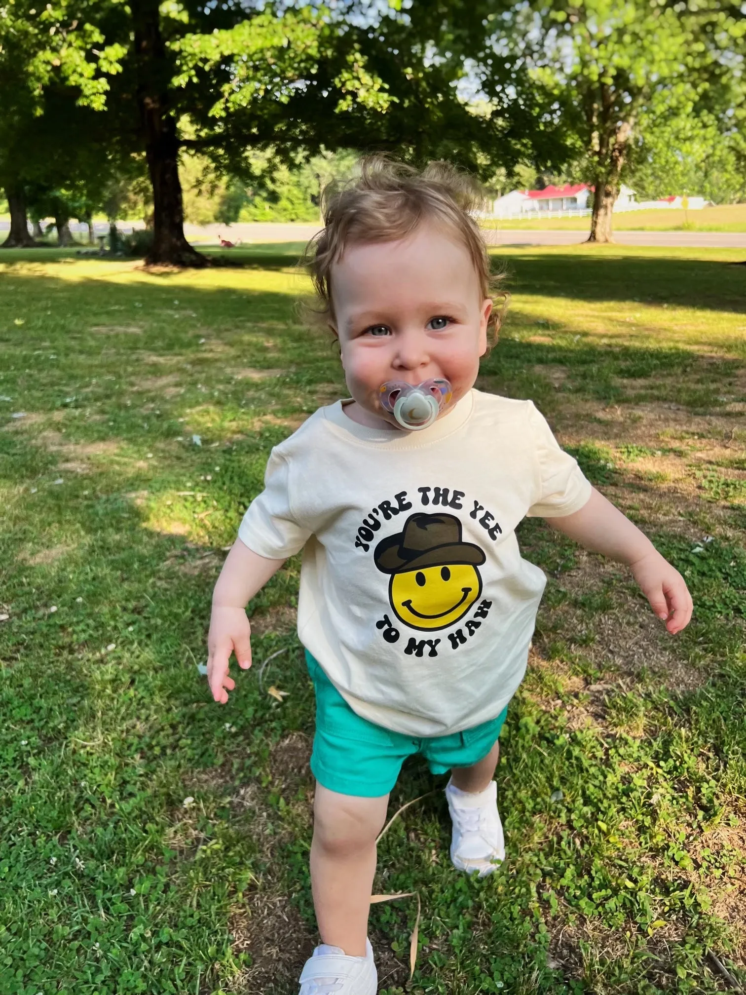 LMSS® X RILEY LASTER - Yeehaw Smiley Cowboy / You're the Yee to My Haw - Set of 2 Matching Shirts