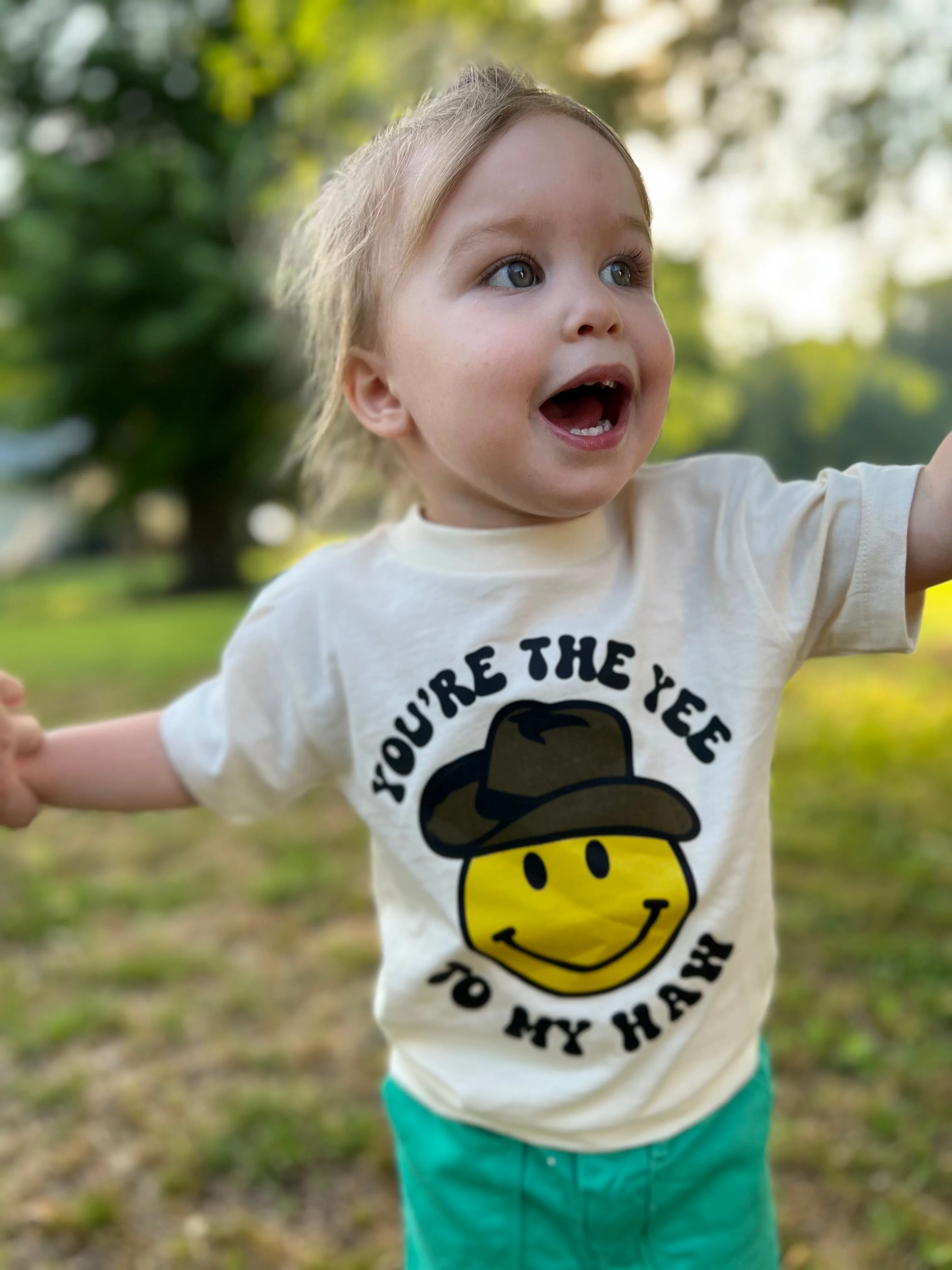 LMSS® X RILEY LASTER - Yeehaw Smiley Cowboy / You're the Yee to My Haw - Set of 2 Matching Shirts