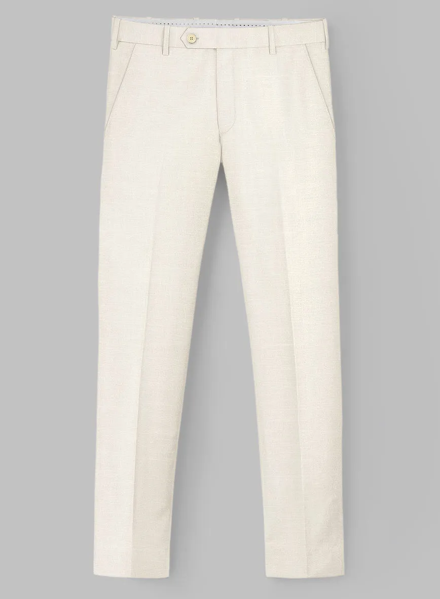 Loro Piana Bianchi Wool Silk Linen Pants