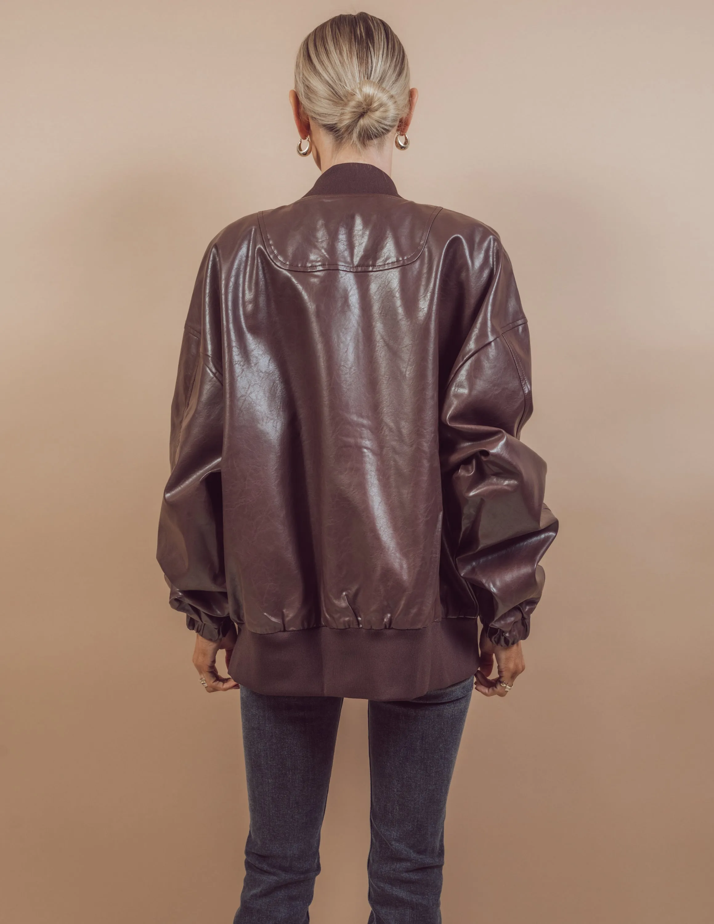 Mati Faux Leather Jacket