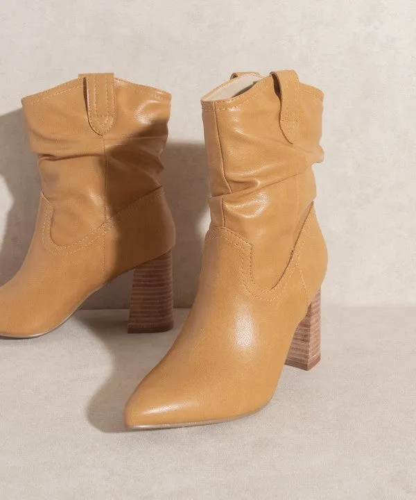 Mavis Western Style Bootie