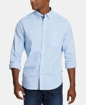 Men's classic fit shirt made of elastic solid oxford with buttons Nautica