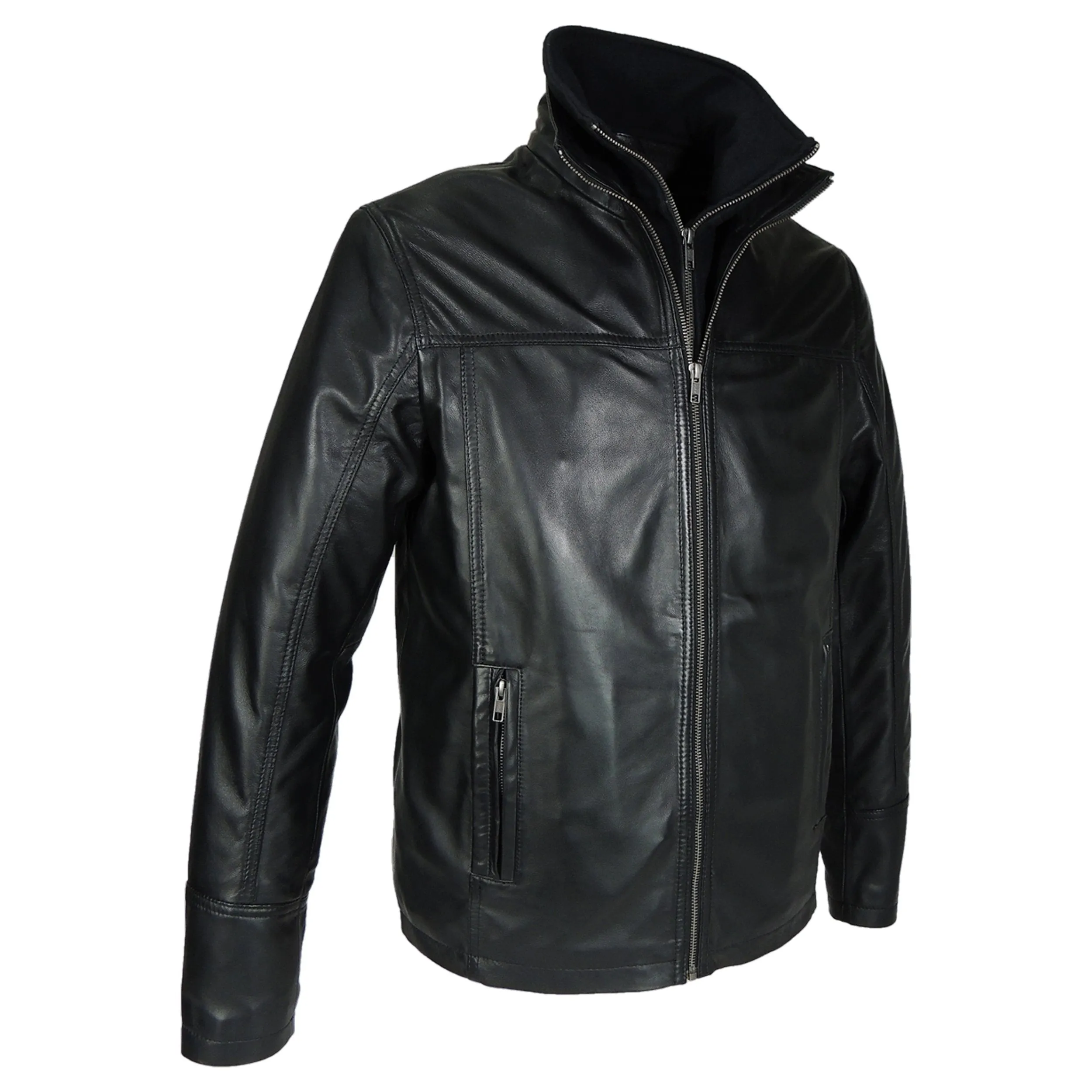 Mens Oxford Csaba Leather Jacket - Discounted!