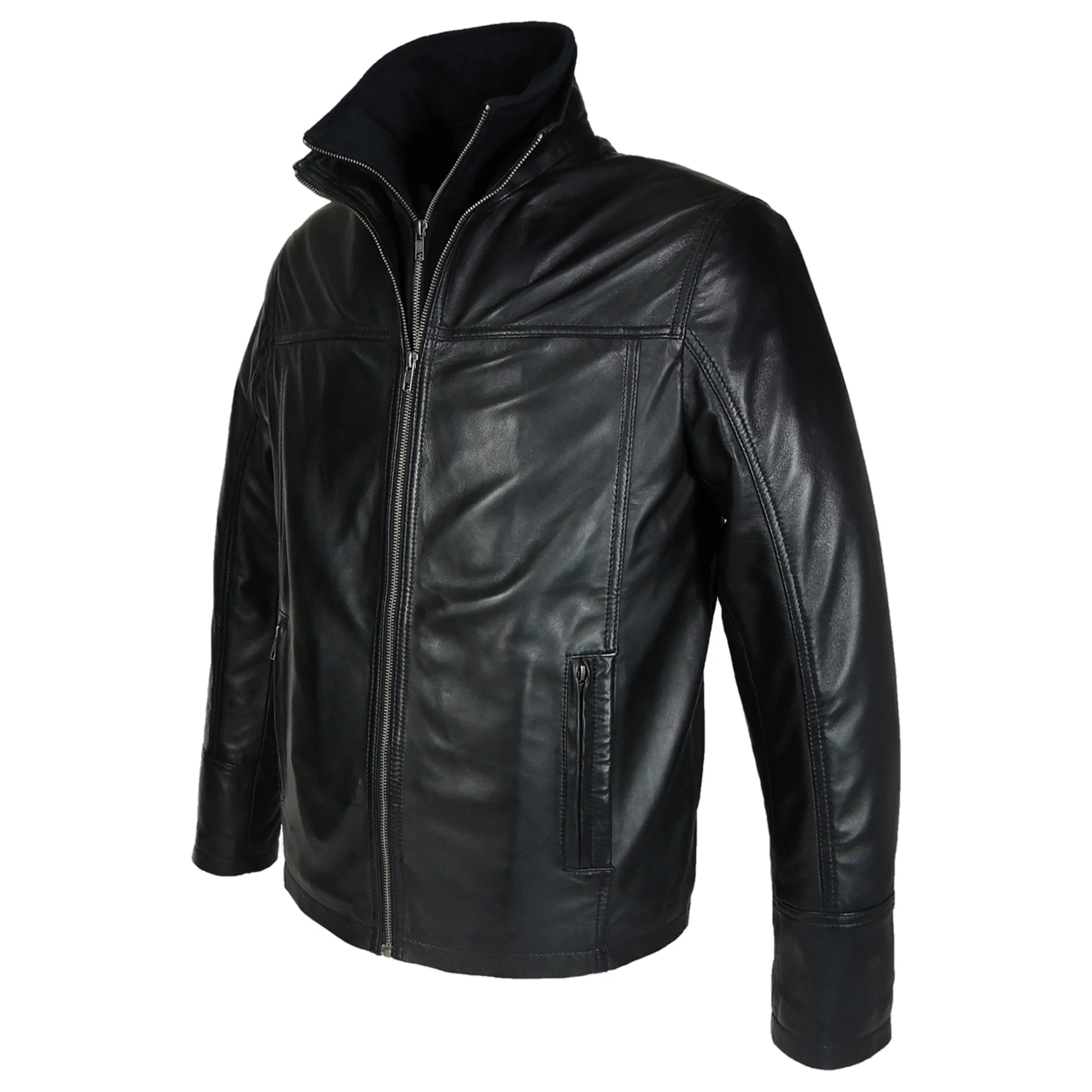 Mens Oxford Csaba Leather Jacket - Discounted!