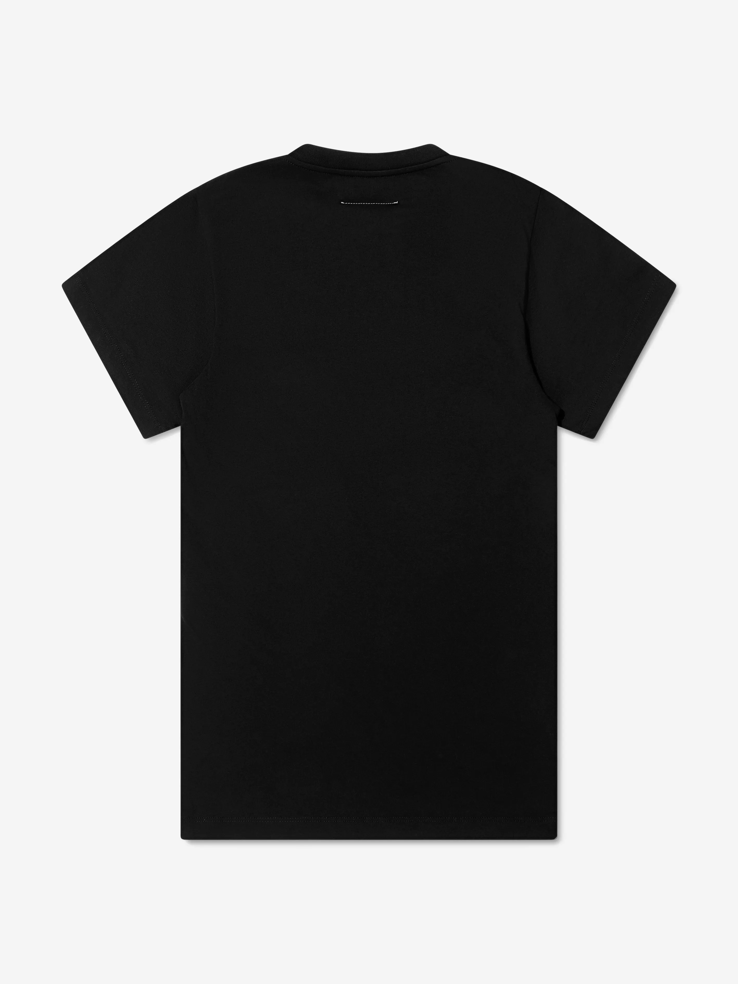 MM6 Maison Margiela Kids Logo Dress In Black