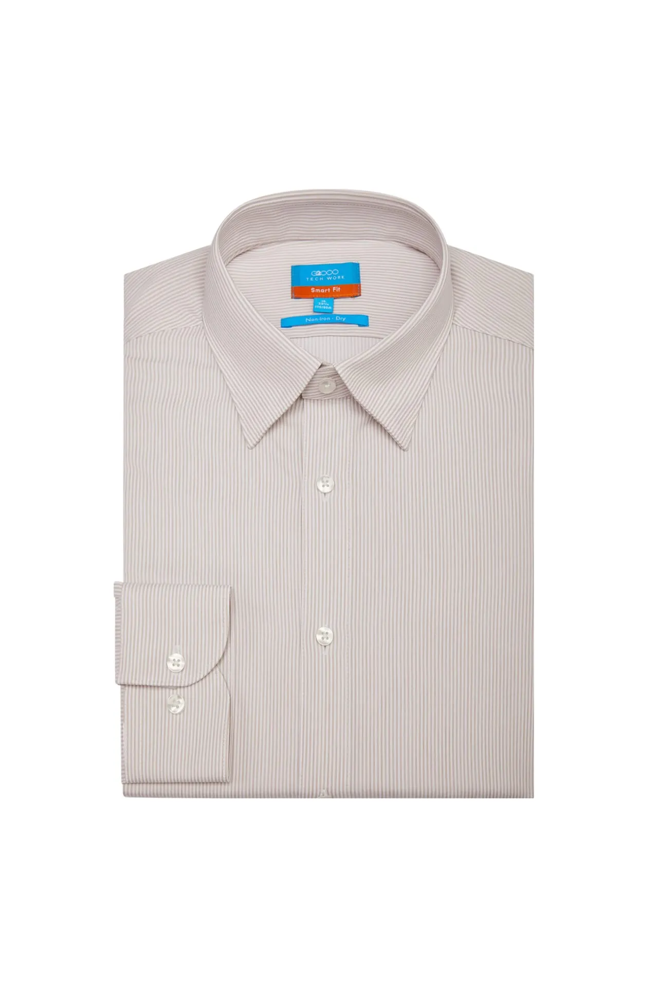 Non-Iron Quick Dry Smart Fit Stripe Shirt