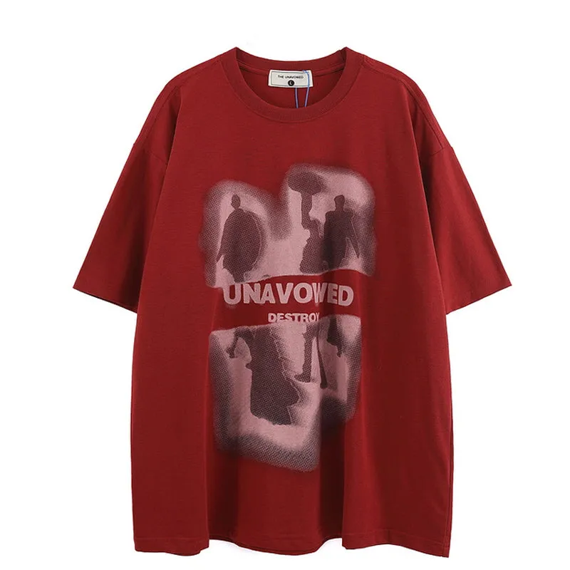 Oversize Personality Print T-Shirt