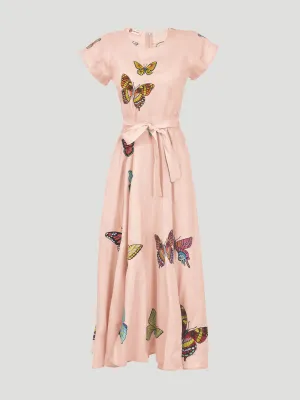 Papiyon Butterfly Dress in Peach