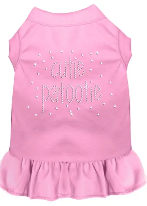 Rhinestone Cutie Patootie Dress Light Pink Lg (14)