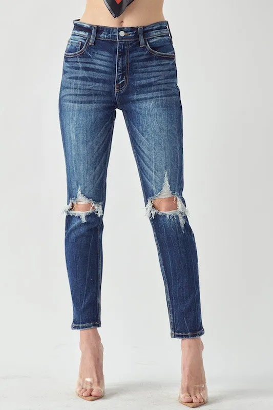 Ruby High Rise Stretch Ankle Cigarette Jeans