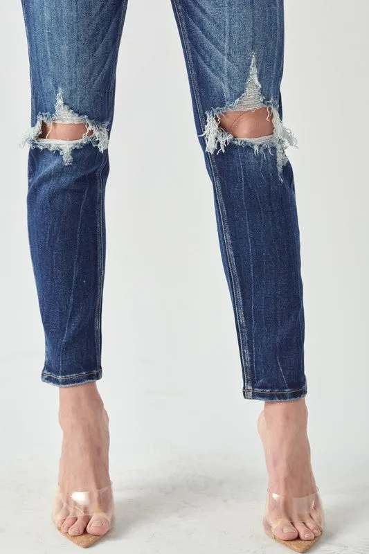 Ruby High Rise Stretch Ankle Cigarette Jeans