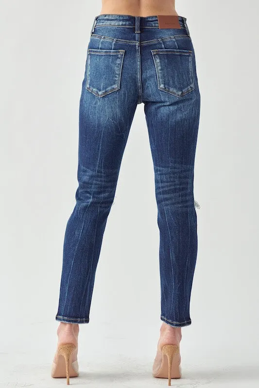 Ruby High Rise Stretch Ankle Cigarette Jeans