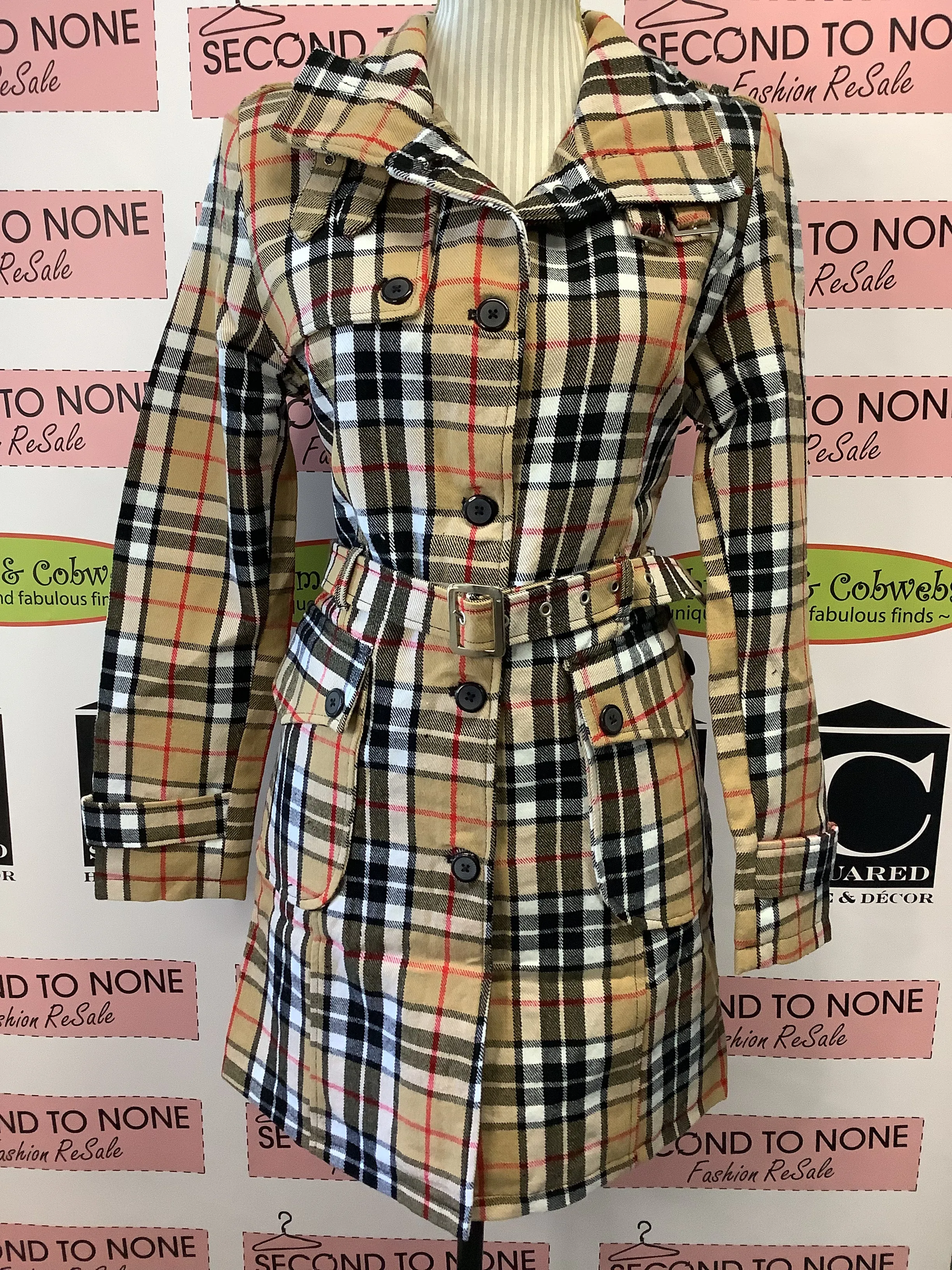 Scottish Tartan Trench Coats (3 Tartan Colours)