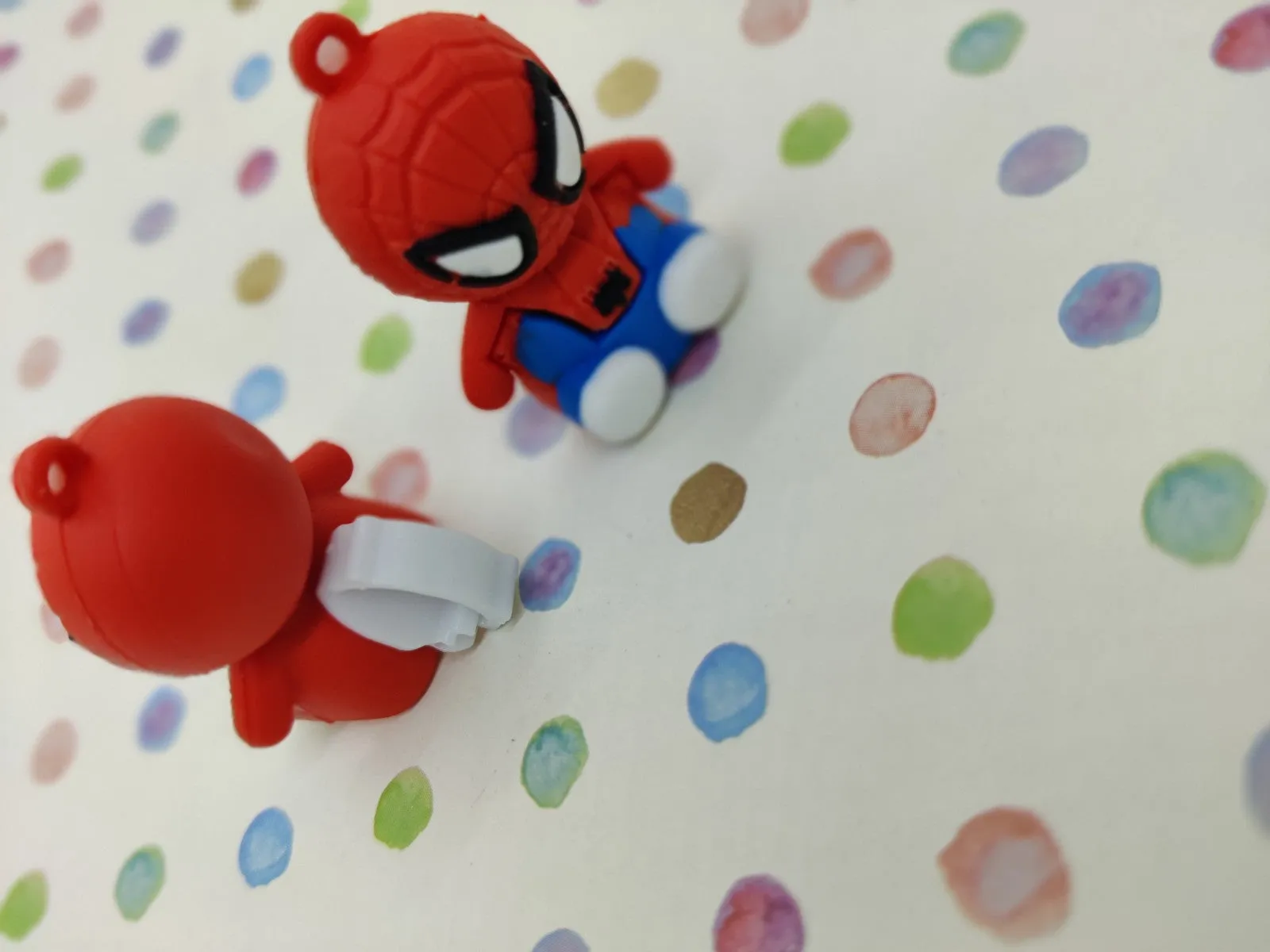 SPIDER-MAN SHOE CHARMS - RED