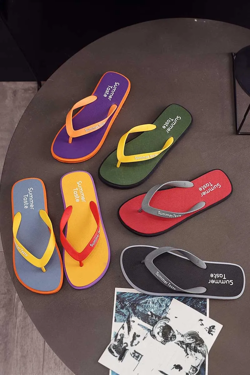 Summer Taste Men's Premium Flip Flop Slippers