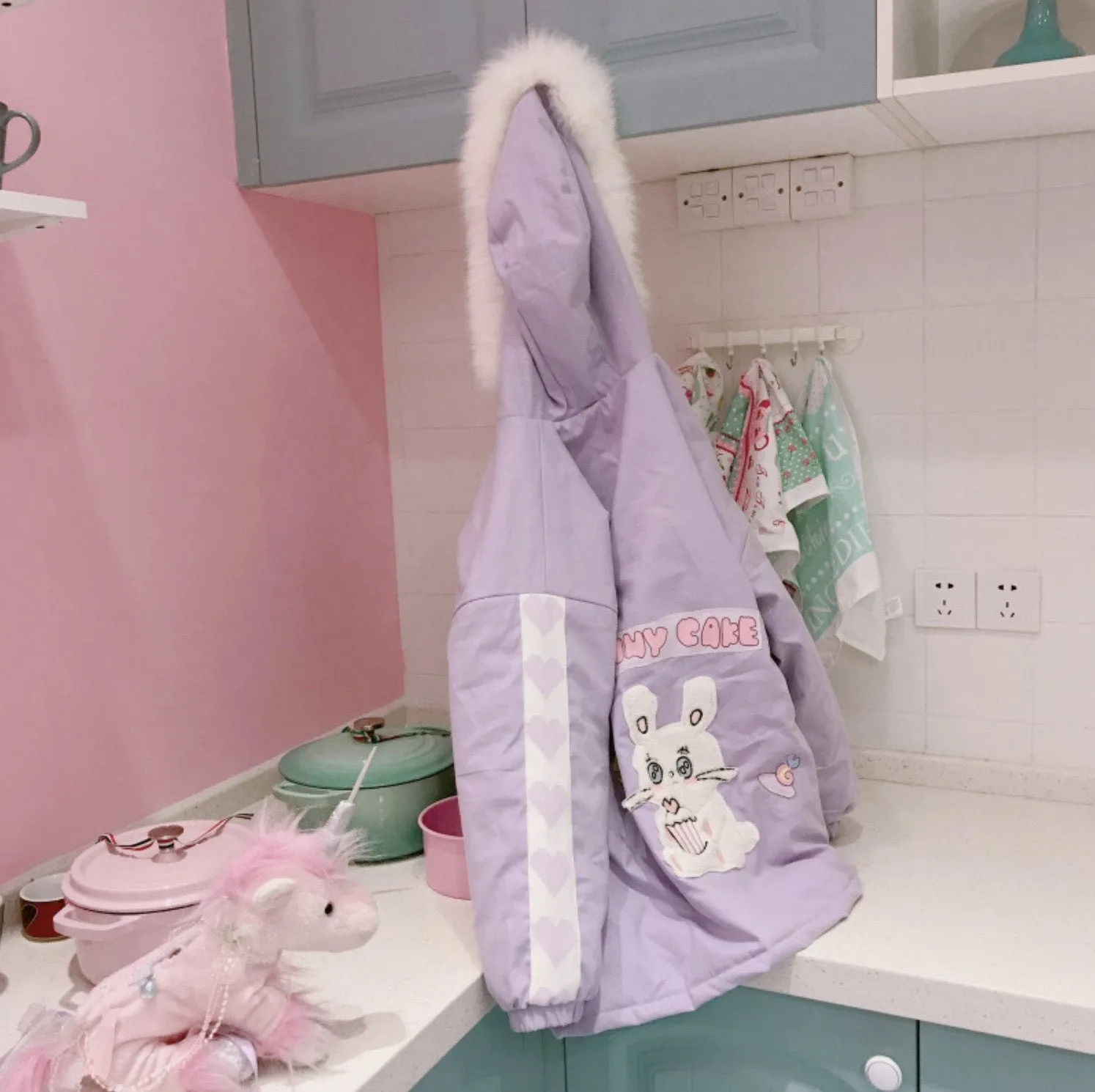 Sweet Bunny Cake Winter Coat