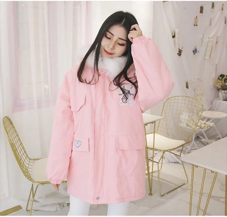 Sweet Bunny Cake Winter Coat