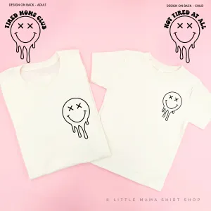 TIRED MOMS CLUB / NOT TIRED AT ALL - (w/ Melty X) - Set of 2 Matching Shirts