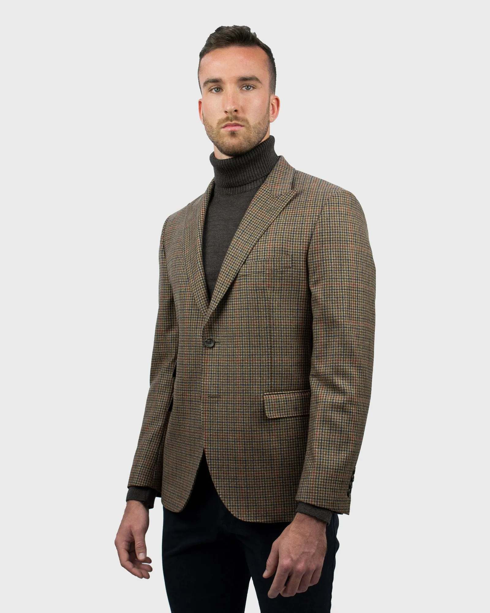 VINCENT & FRANKS VFFJJ950 TAN CHECK JACKET