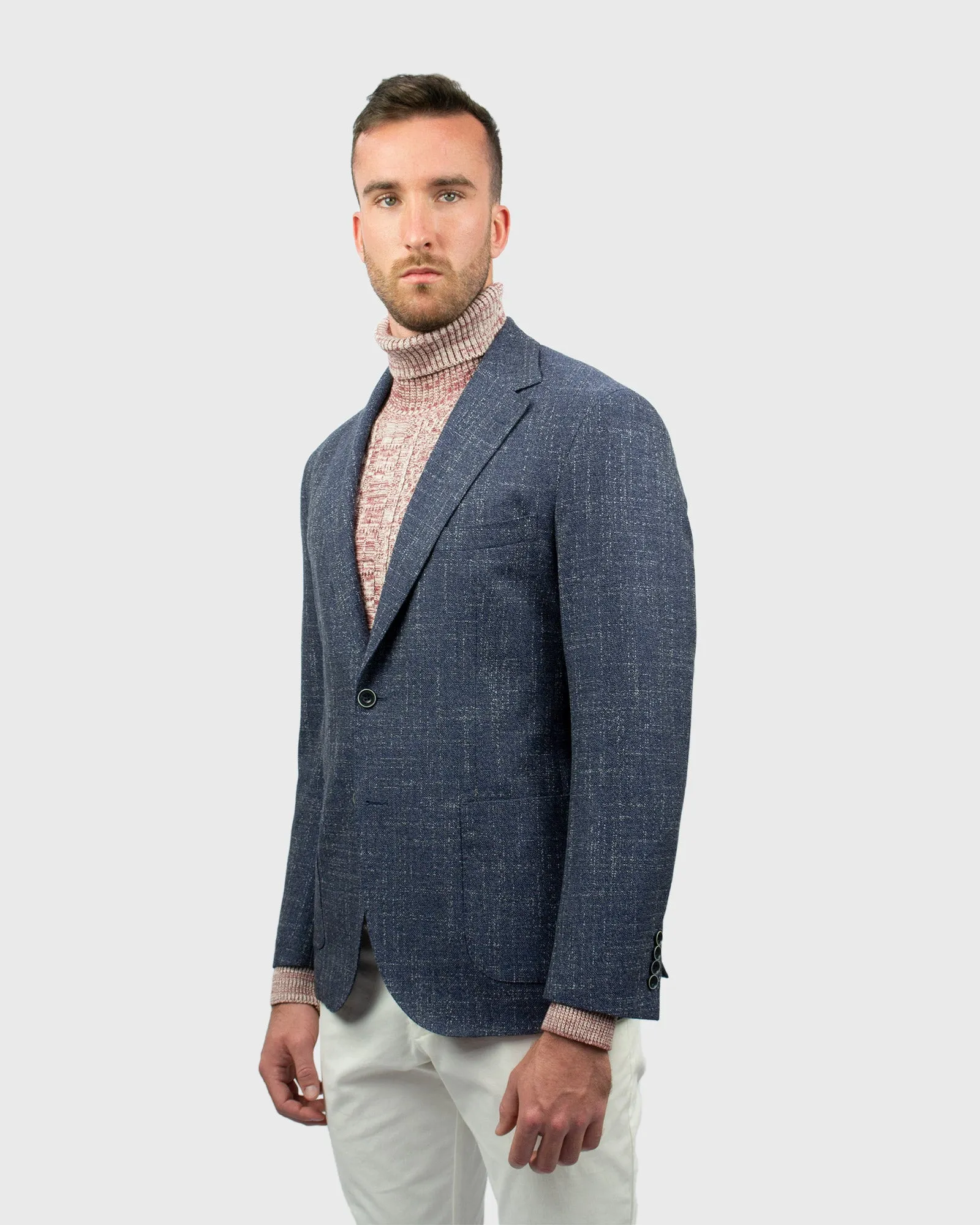 VINCENT & FRANKS VFFJJ954 MID-BLUE JACKET