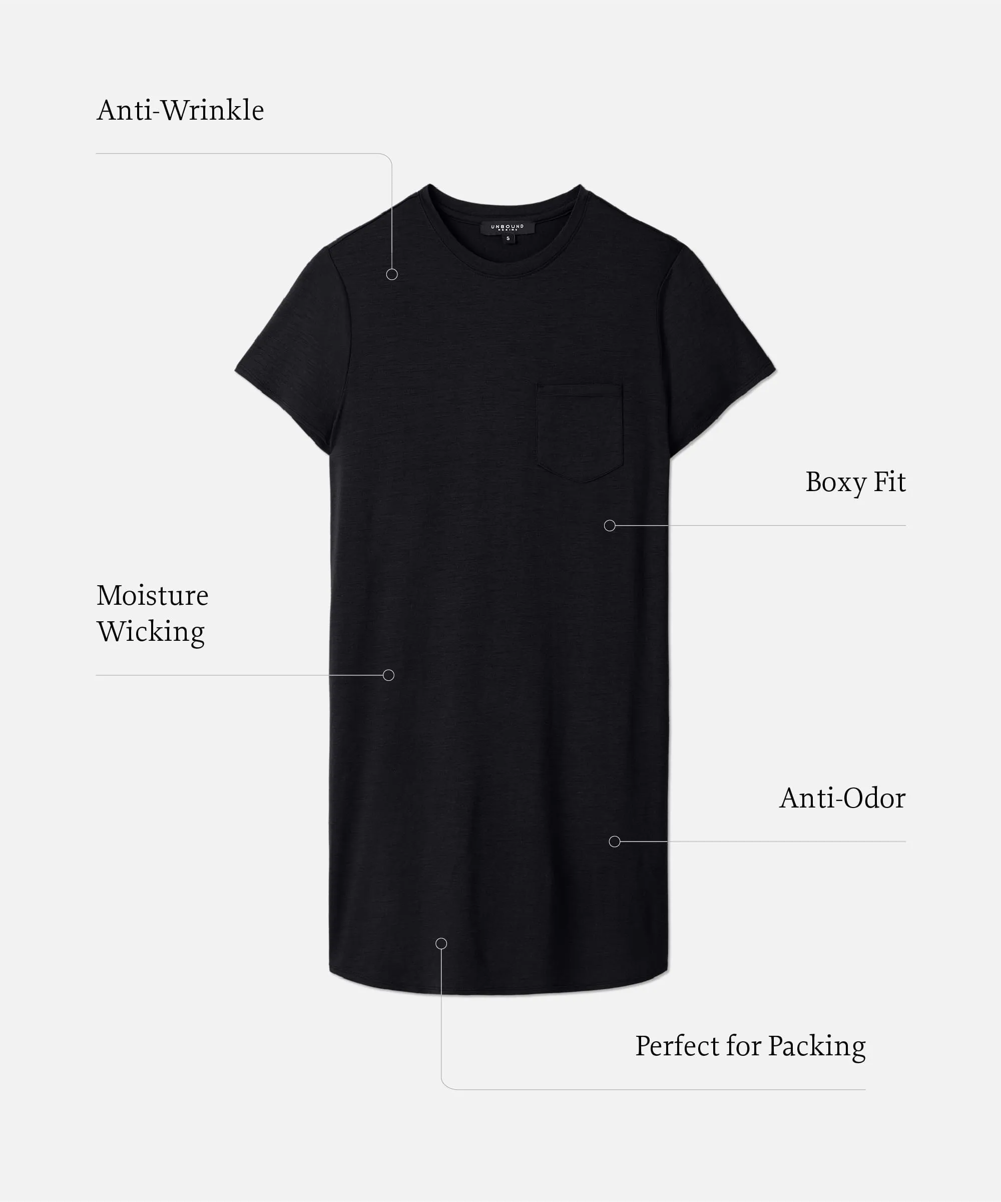 Women's Merino T-Shirt Dress