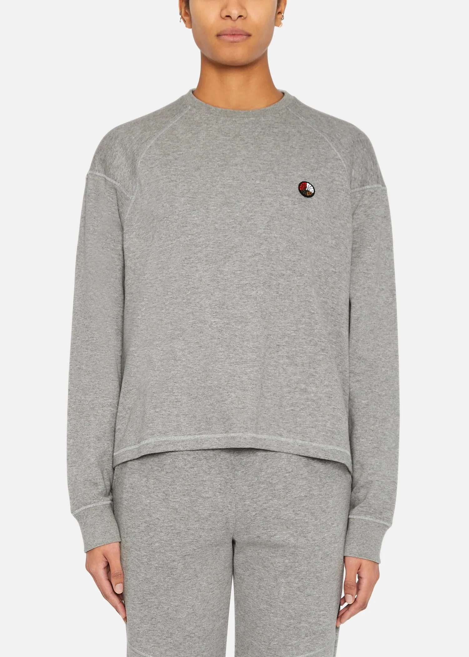 WOMENS SI CREW SWEAT (W) GREY