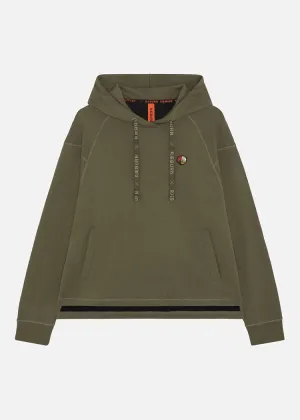 WOMENS SI HOODED SWEAT (W) OLIVE