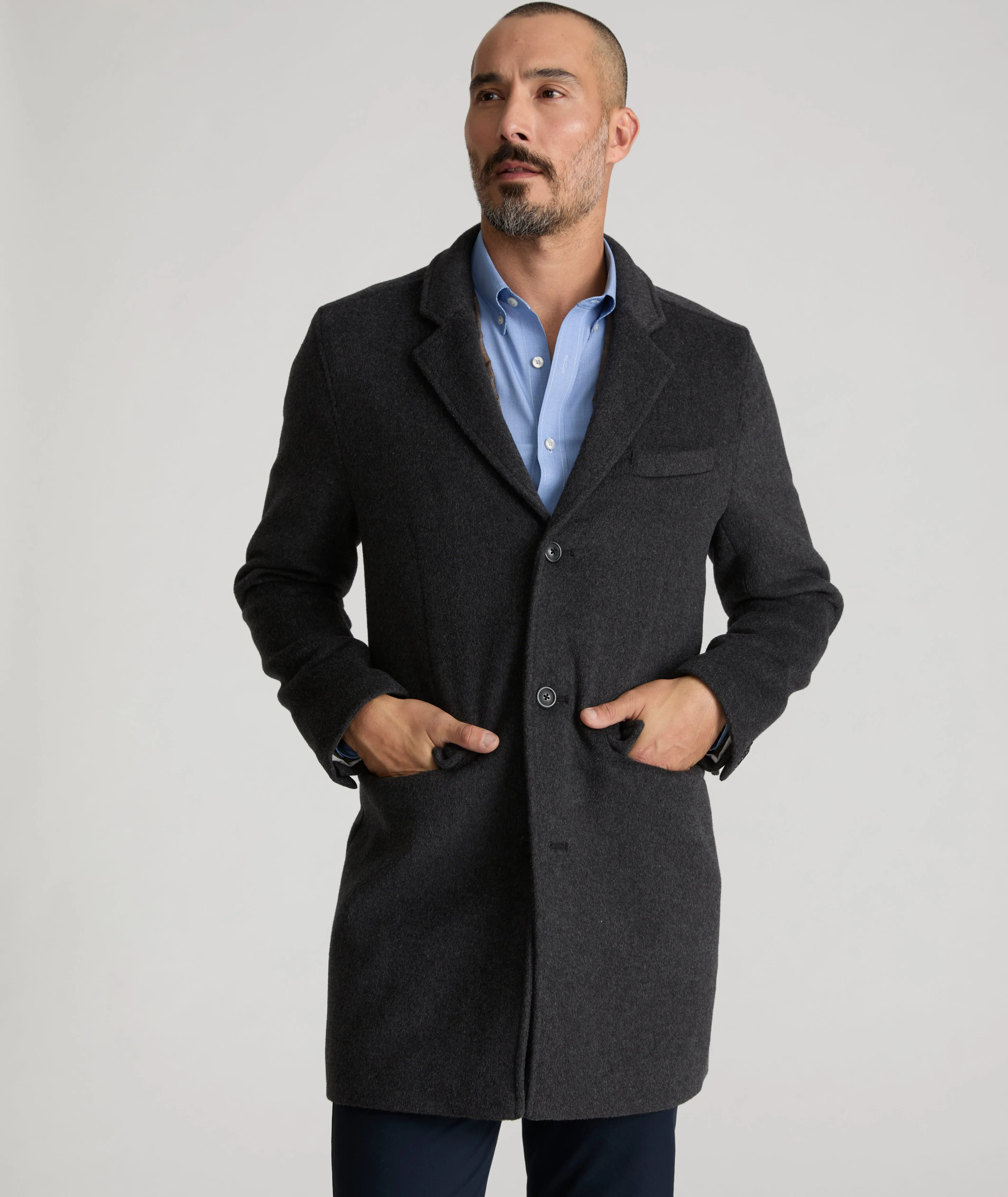 Wool-Blend Topcoat