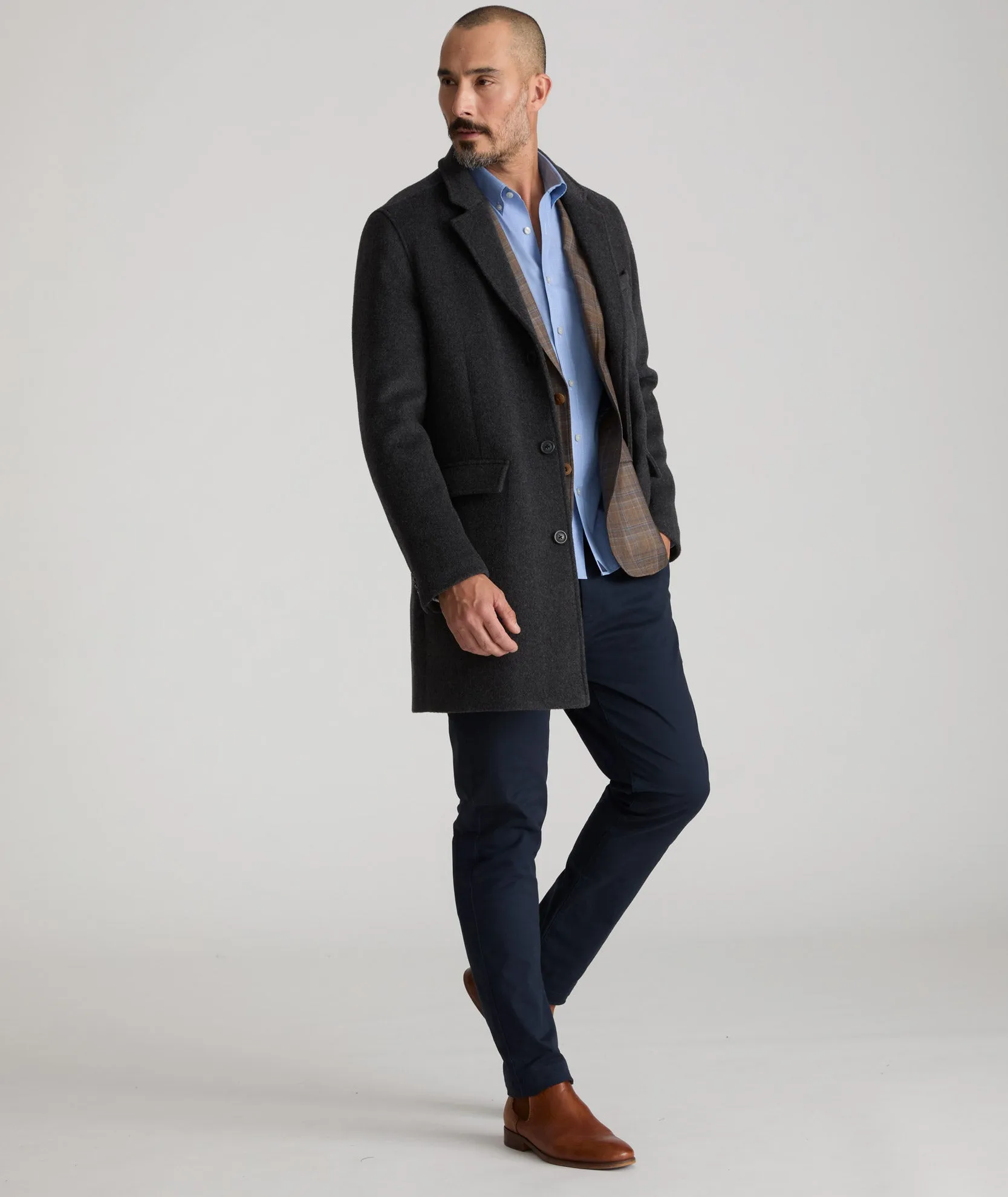 Wool-Blend Topcoat