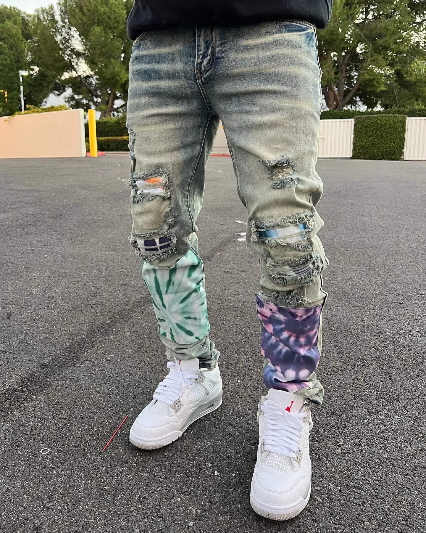 XXIII Nolen Tie Dye Jeans Blue