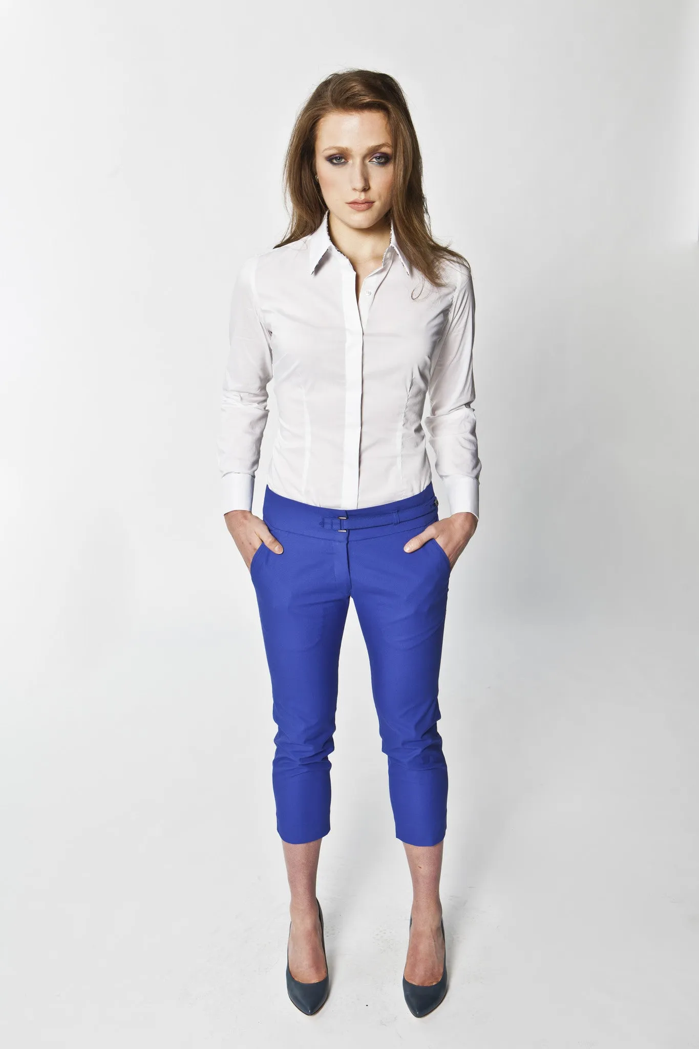 Yasmin Contrast Tailored Shirt